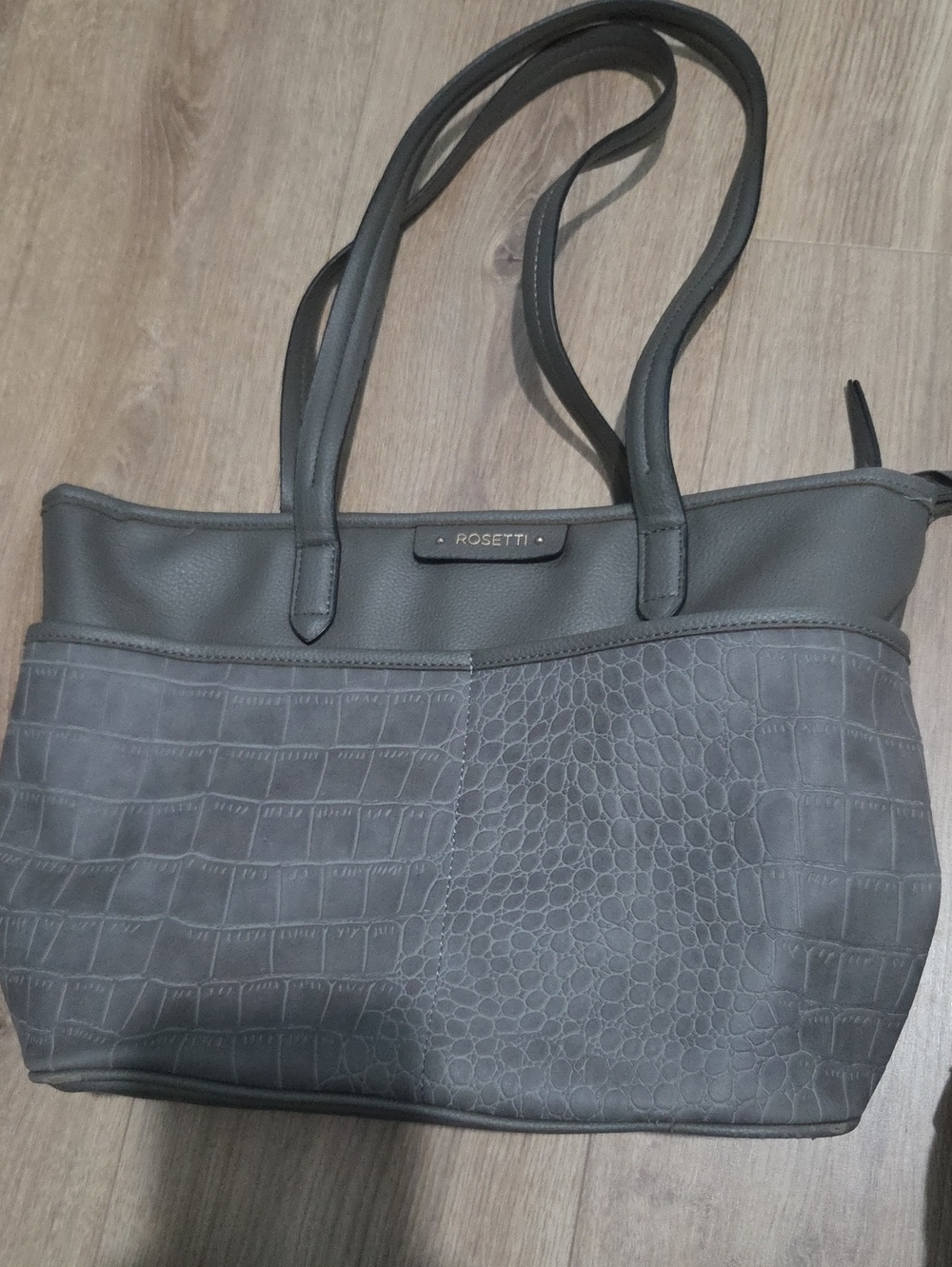 Grey Rosetti Purse